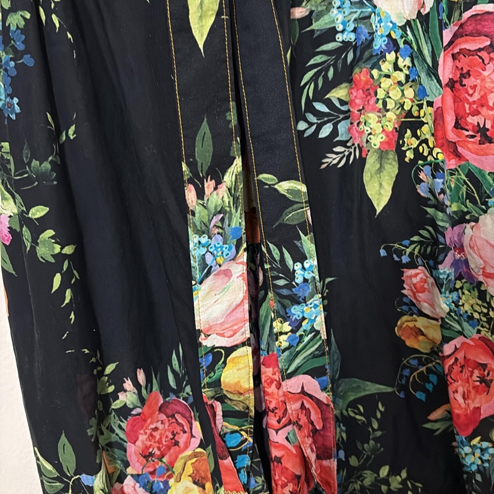 Aratta Black Floral Long Sleeve Dress - Picture 4 of 7